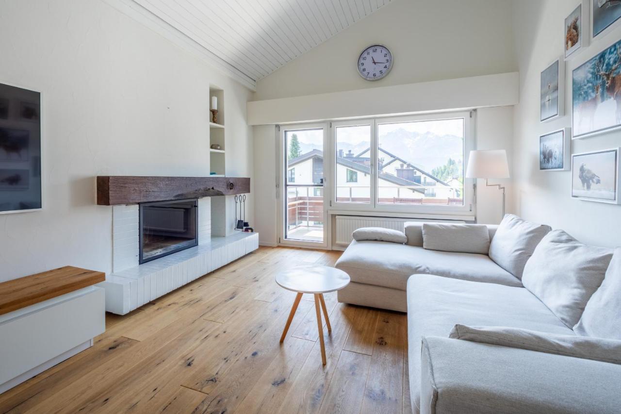 Casa Curnera 8 Apartment Laax Bagian luar foto